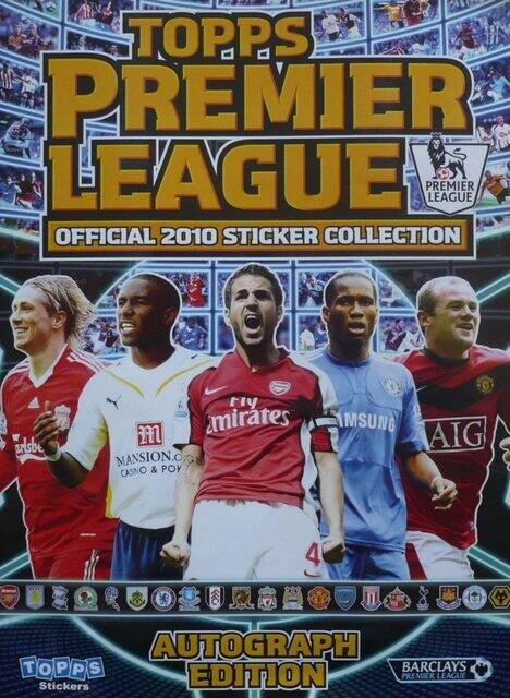 Liga Inglesa (Premier League) 2010 (Panini, 2010): Categoría Normal