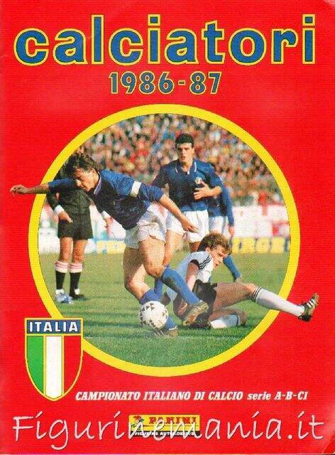 Liga Italiana 86'-87' (Panini, 1986): Categoría Normal