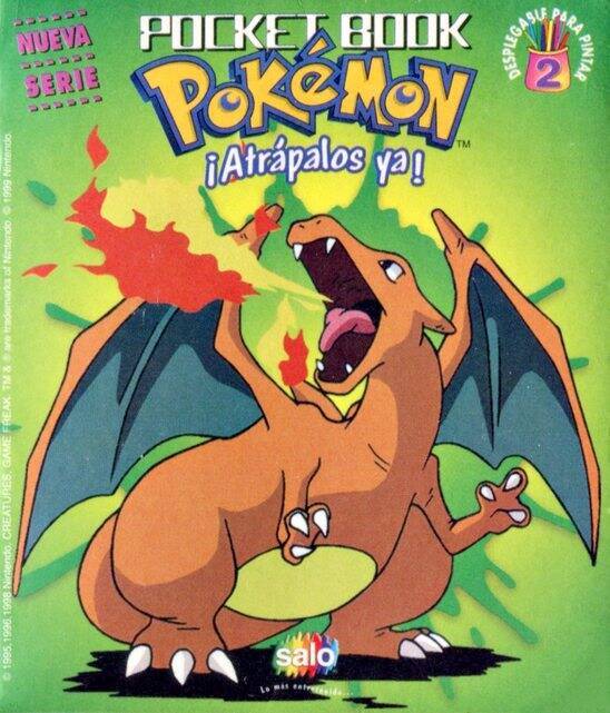 Pokémon, PocketBook 2, Libros De Pintar (Salo, 1999): Nº02 (Categoría Premium)